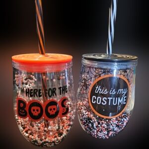 Two Halloween Tumblers Nwot
